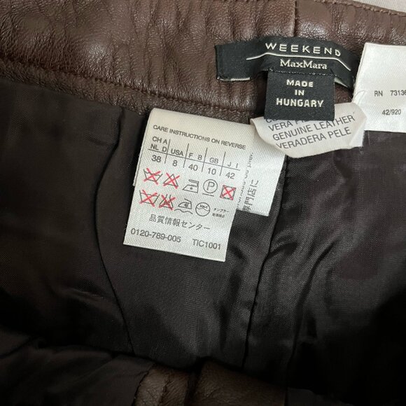 Max Mara Weekend Brown Leather Beauties! - Picture 4 of 5